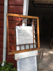 Window restoration easel